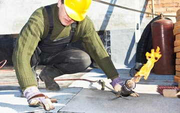 Pant Y Ffridd flat roof construction